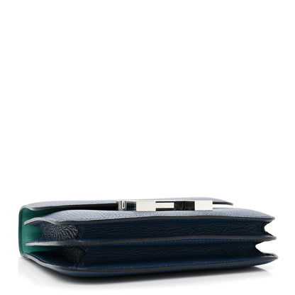 Hermes Chevre Mysore Verso Constance 18 Deep Bleu Vert Verone 4 of 16