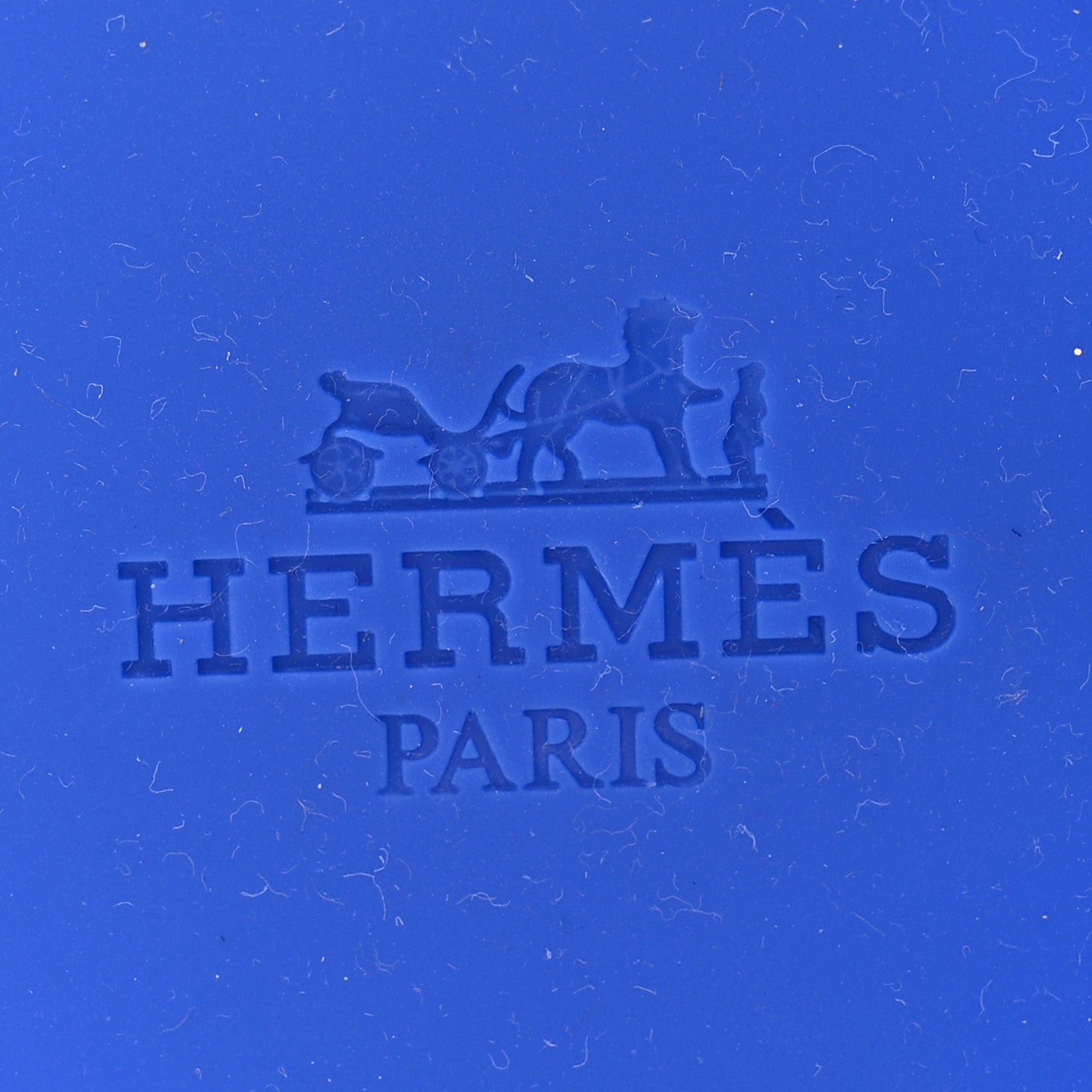 Hermes Rubber Womens Egerie Sandals 38 Bleu Outremer 7 of 10