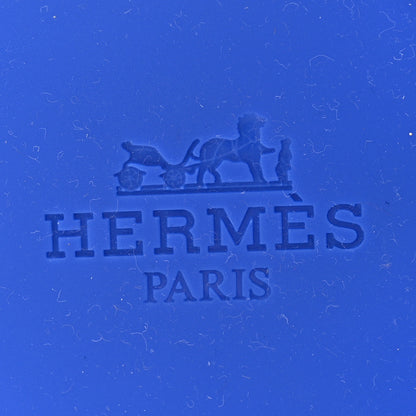 Hermes Rubber Womens Egerie Sandals 38 Bleu Outremer 7 of 10