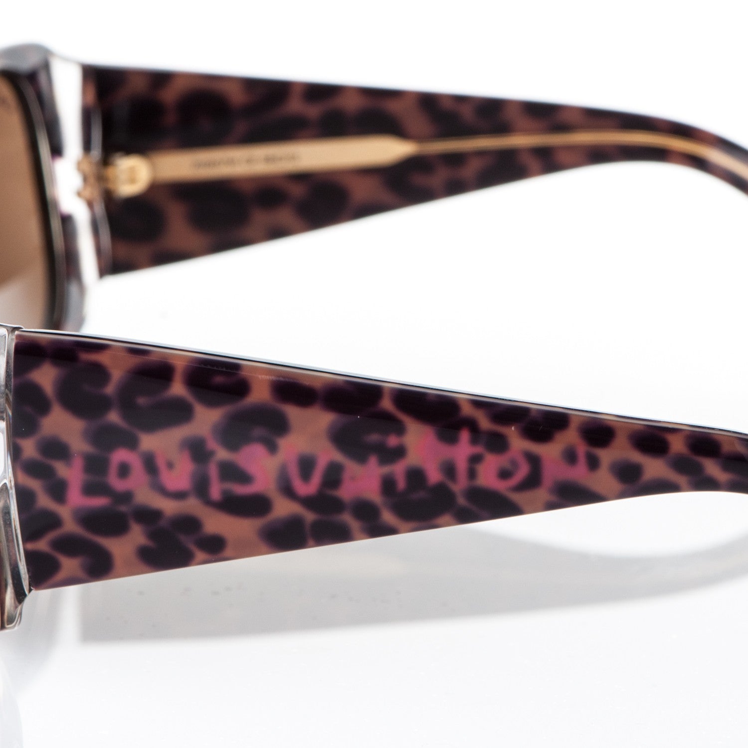 Louis Vuitton Leopard Marquise Sunglasses Z0207W Brown 7 of 8