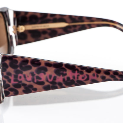 Louis Vuitton Leopard Marquise Sunglasses Z0207W Brown 7 of 8