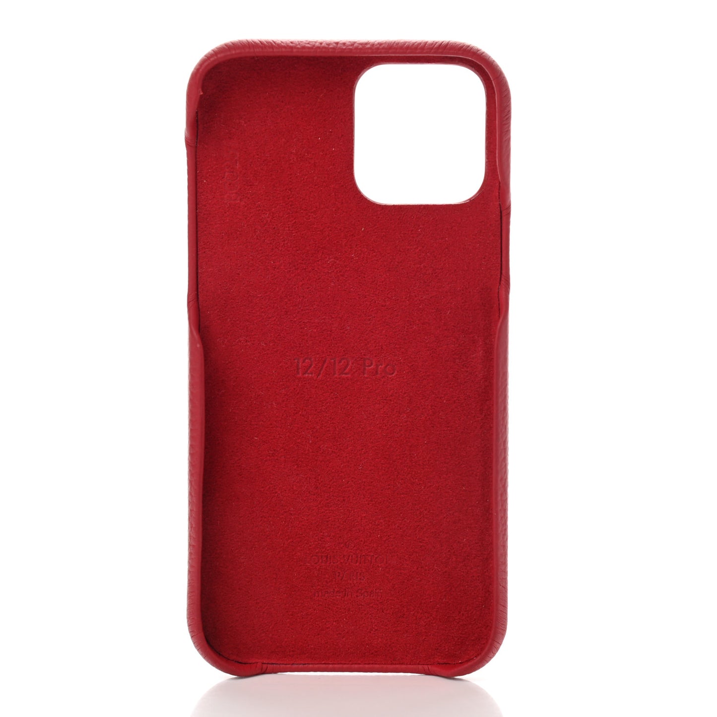 Monogram iPhone 12/12 Pro Bumper Scarlet
