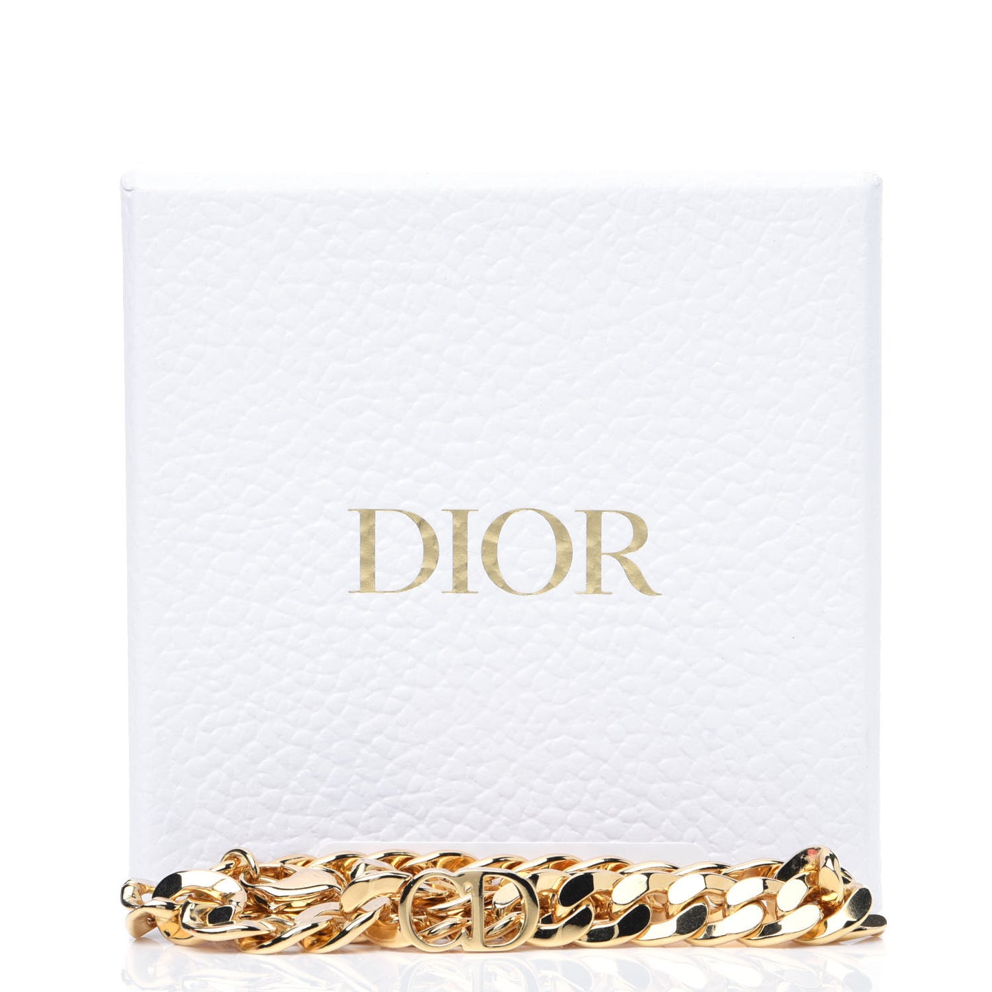 Metal CD Choker Necklace Gold