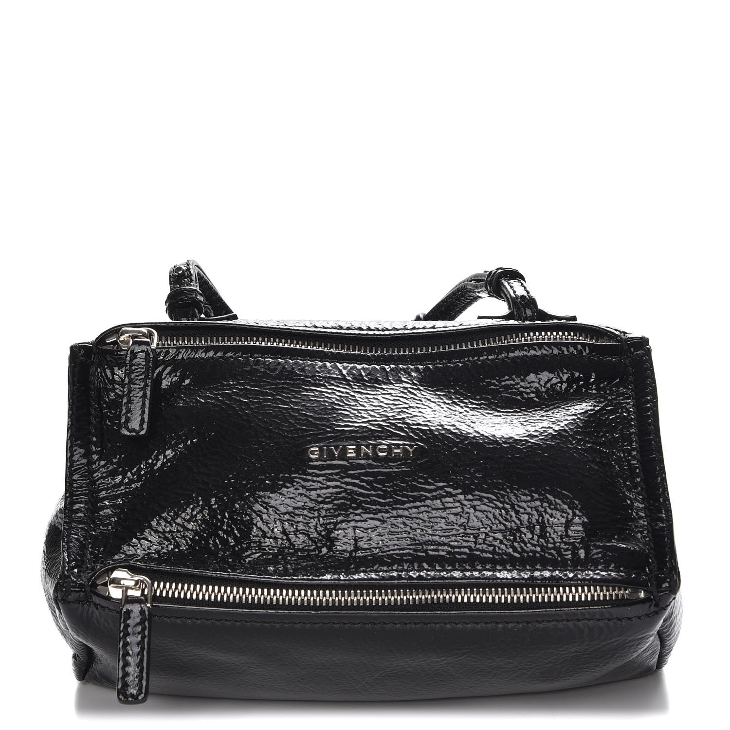 Givenchy Crinkled Patent Mini Pandora Black 1 of 7