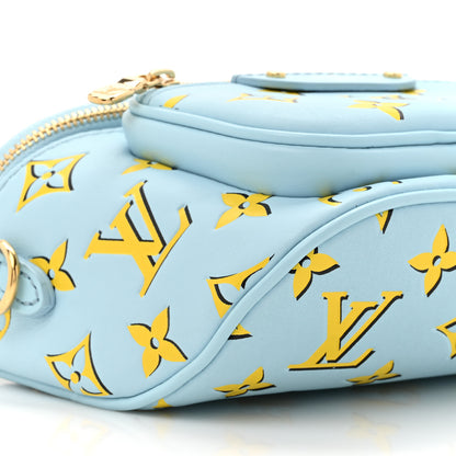 Louis Vuitton Lambskin Monogram Mini Bumbag H27 Baby Blue 9 of 9