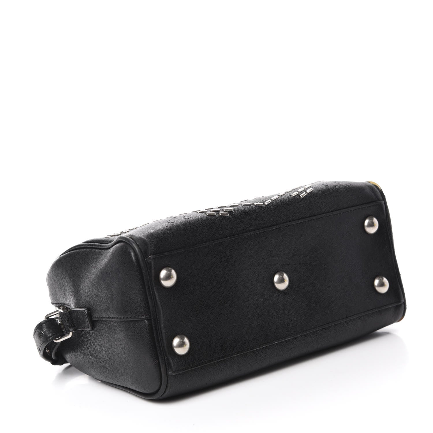 Saint Laurent Calfskin Studded Classic Baby Duffle Black 4 of 13