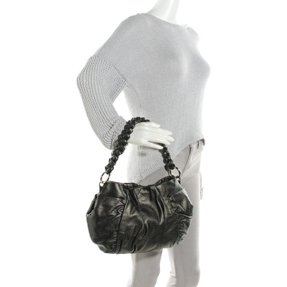 Prada Nappa Mordore Hobo Piombo 2 of 9
