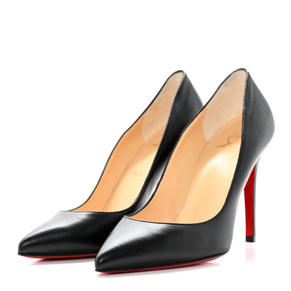 Christian Louboutin Shiny Nappa Pigalle Follies 100 Pumps 38.5 Black 3 of 15