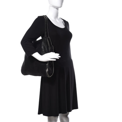 Stella McCartney Shaggy Deer Small Falabella Tote Black 2 of 9