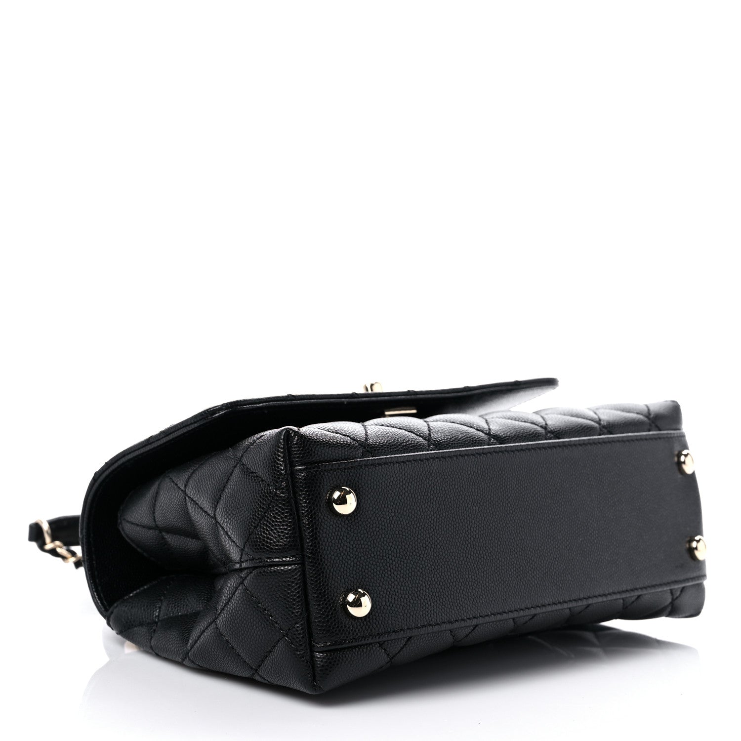 Chanel Caviar Quilted Mini Coco Handle Flap Black 4 of 10