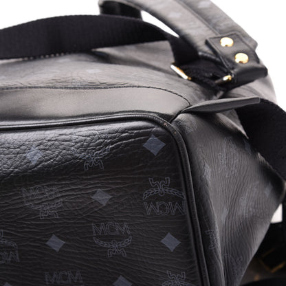 MCM Visetos Studded Medium Stark M Backpack Black 8 of 11