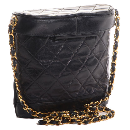 Chanel Lambskin Quilted Shoulder Bag Black 3 of 8
