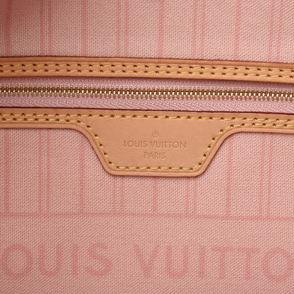 Louis Vuitton Damier Azur Neo Neverfull MM Rose Ballerine 7 of 13