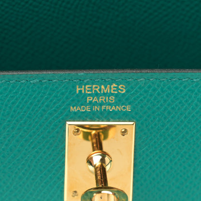 Hermes Epsom Kelly Sellier 25 Vert Verone 6 of 11