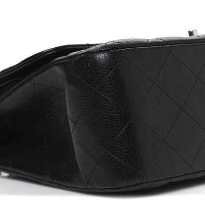 Chanel Caviar Quilted Jumbo Double Flap Black 9 of 13
