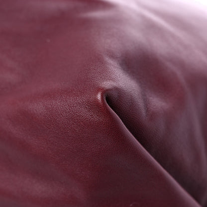 Saint Laurent Lambskin Teddy Drawstring Bag Burgundy 9 of 12