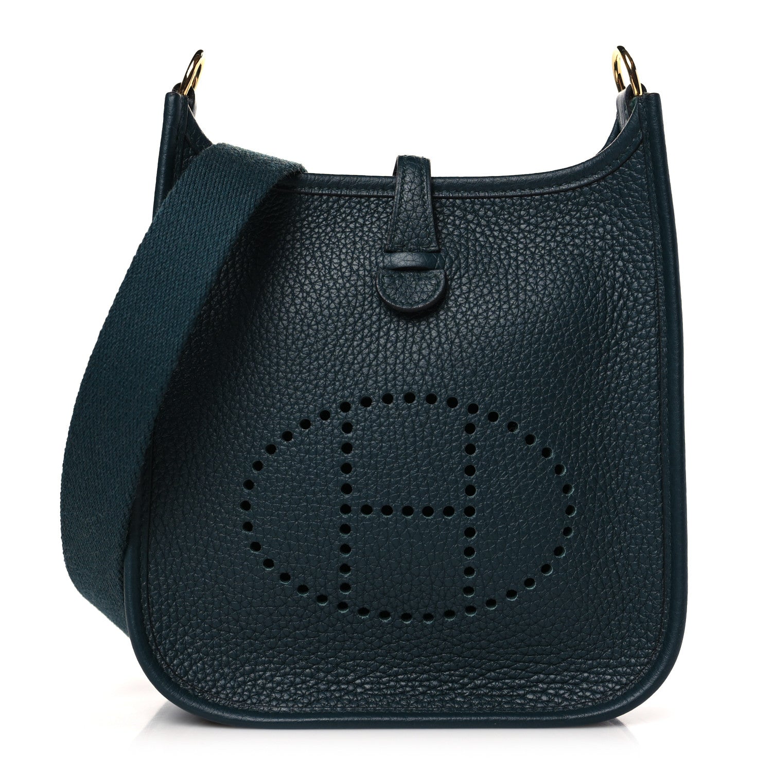 Hermes Taurillon Clemence Amazone Evelyne TPM Vert Cypress 1 of 9