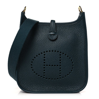 Hermes Taurillon Clemence Amazone Evelyne TPM Vert Cypress 1 of 9