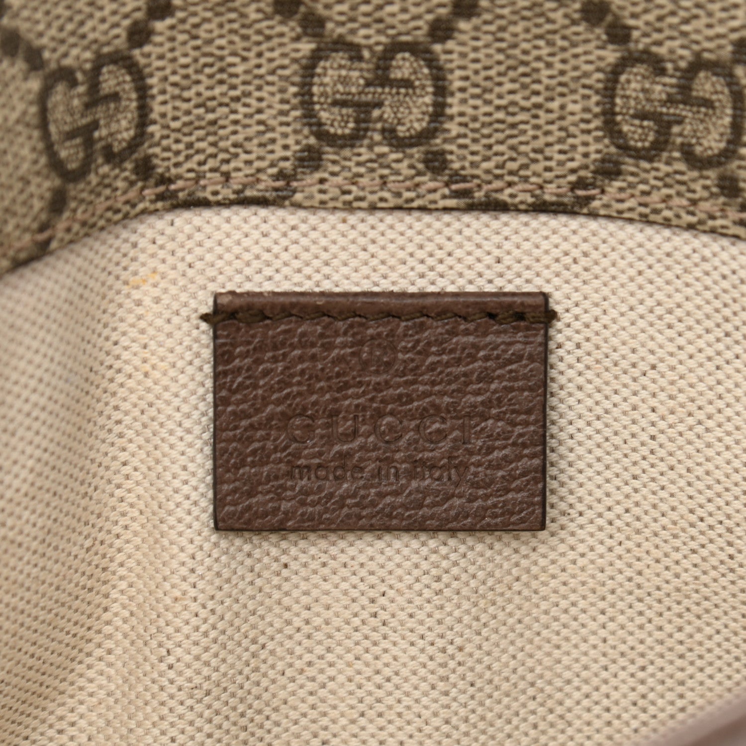 Gucci GG Supreme Monogram Neo Vintage Web Belt Bag Brown 6 of 11