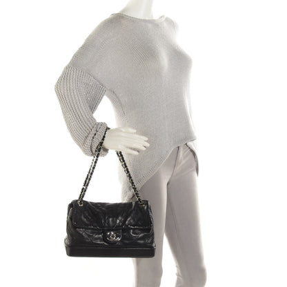 Chanel Calfskin Quilted VIP Flap Black 2 of 7