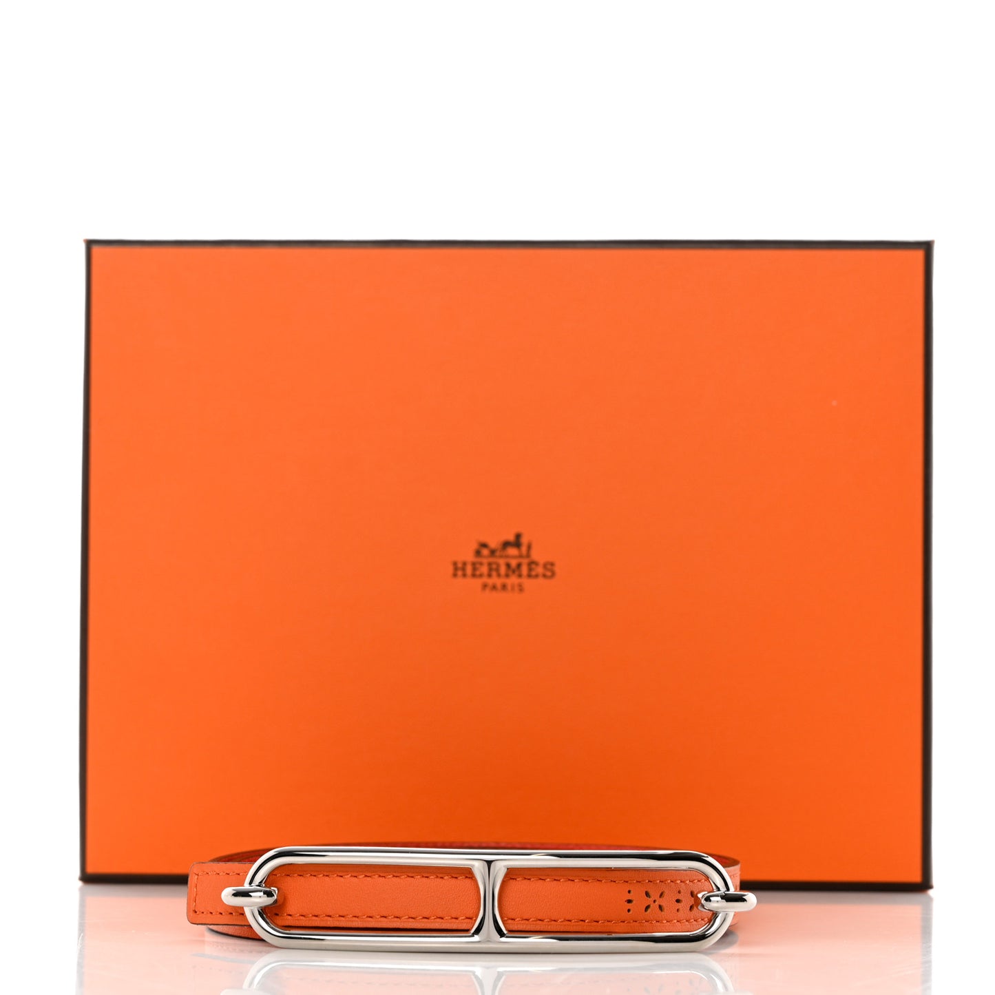 Swift Epsom Perforated 13mm Roulis Belt 85 34 Orange Rose Jaipur
