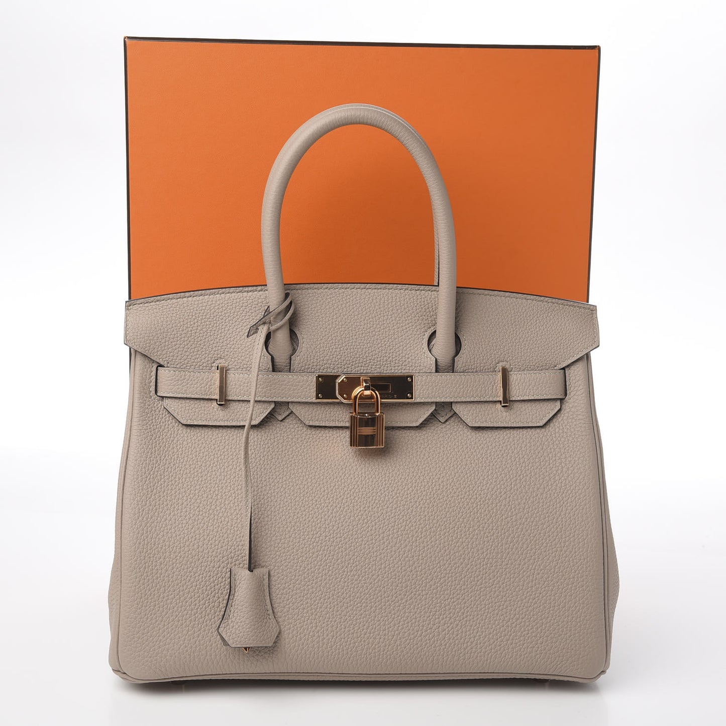 Togo Birkin 30 Gris Tourterelle