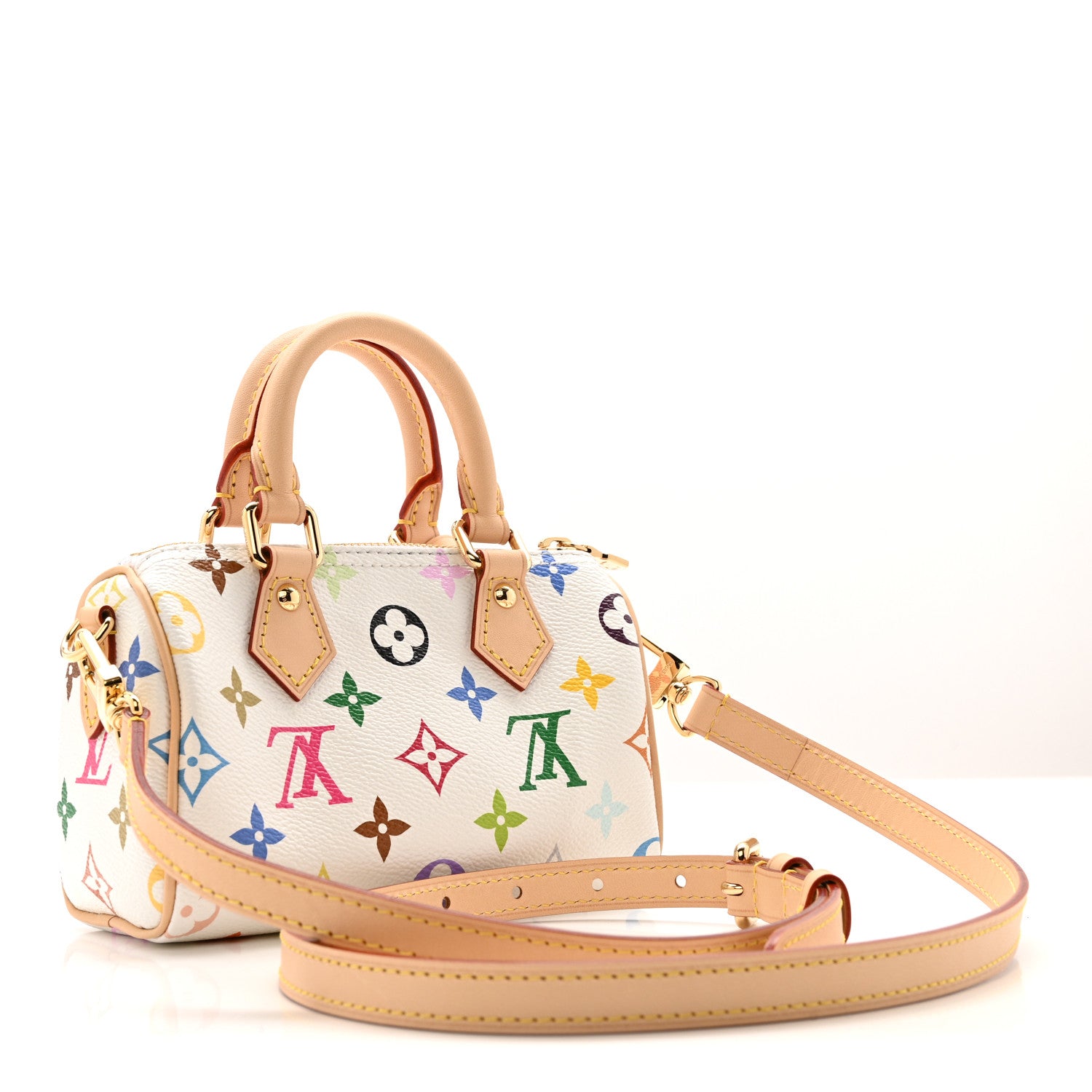 Louis Vuitton LV X TM Monogram Multicolor Nano Speedy White 3 of 11