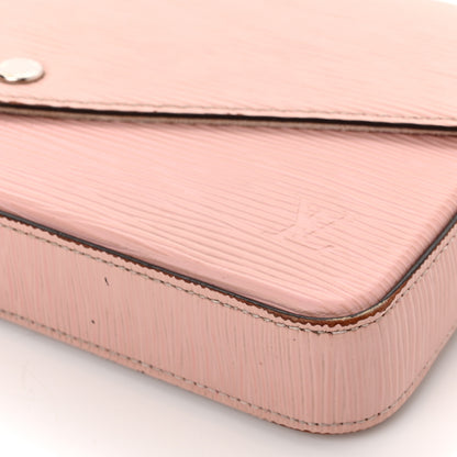 Louis Vuitton Epi Pochette Felicie Rose Ballerine 11 of 14
