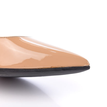 Valentino Garavani Patent Bow Pumps 36 Nude Black 14 of 16