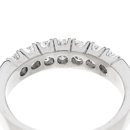 Parker & West by FASHIONPHILE Platinum Diamond 2.20ctw Emerald Cut Half Eternity Band Ring  66 11.5 8 of 10