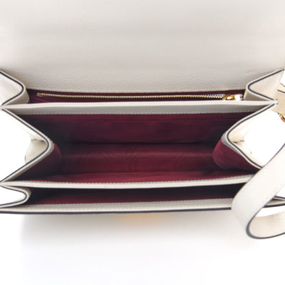 Gucci Grained Calfskin Small Zumi Shoulder Bag Mystic White 5 of 9