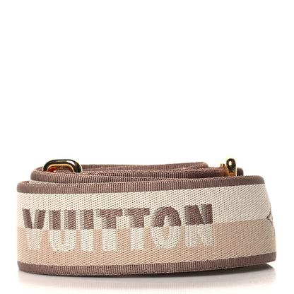 Louis Vuitton Jacquard Speedy Bandouliere 20 Shoulder Strap Beige 2 of 3