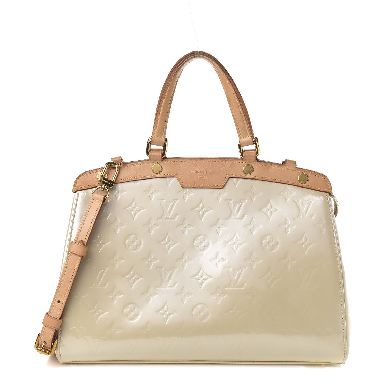Louis Vuitton Vernis Brea MM Blanc Corail 1 of 12