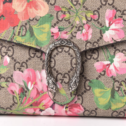 Gucci GG Supreme Monogram Blooms Mini Dionysus Chain Wallet Beige Multicolor Dry Rose 14 of 15