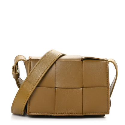 Bottega Veneta Lambskin Maxi Intrecciato Extra Mini Cassette Crossbody Bag Acorn 1 of 9
