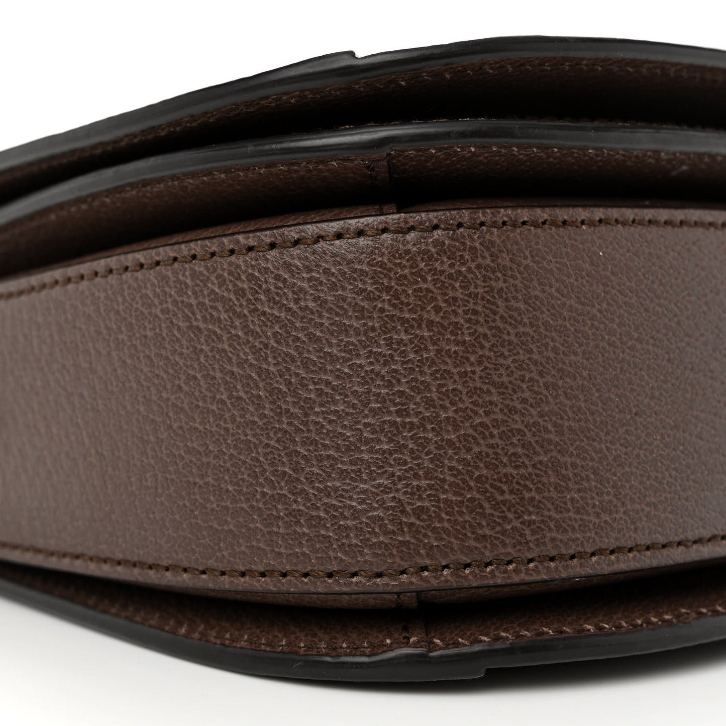 GG Supreme Monogram Web Small Ophidia Flap Messenger Bag Brown