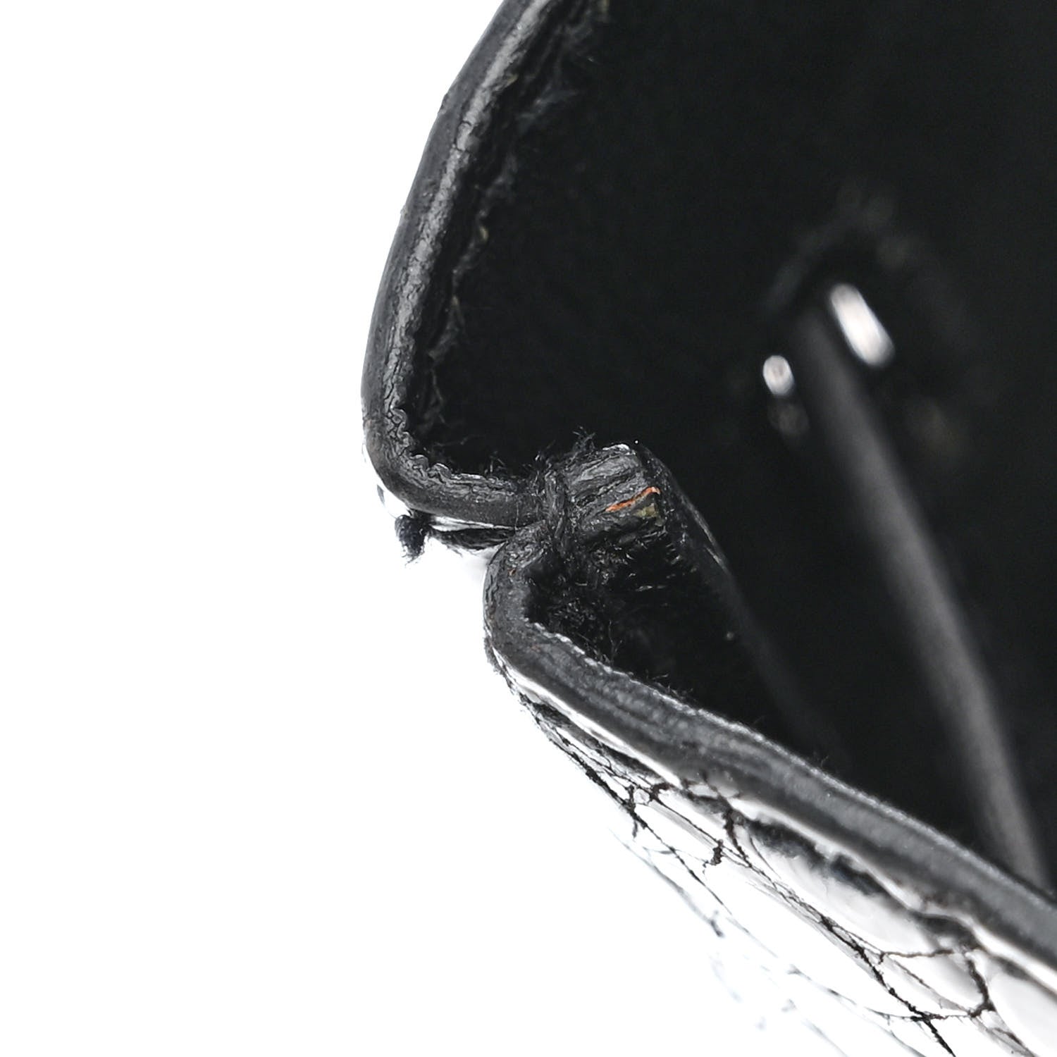 Hermes Shiny Porosus Crocodile Birkin 35 Black 11 of 14