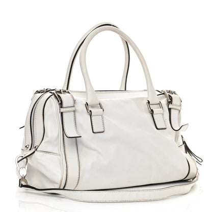 Dolce & Gabbana Smooth Calfskin Miss Easy Way Satchel White 3 of 15