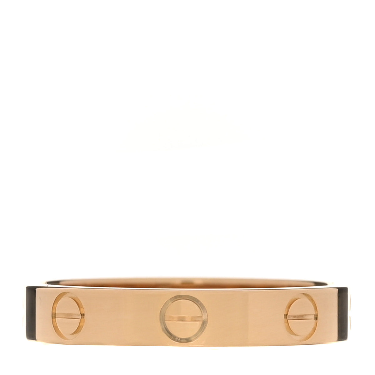 18K Yellow Gold 3.5mm LOVE Wedding Band Ring 56 7.5