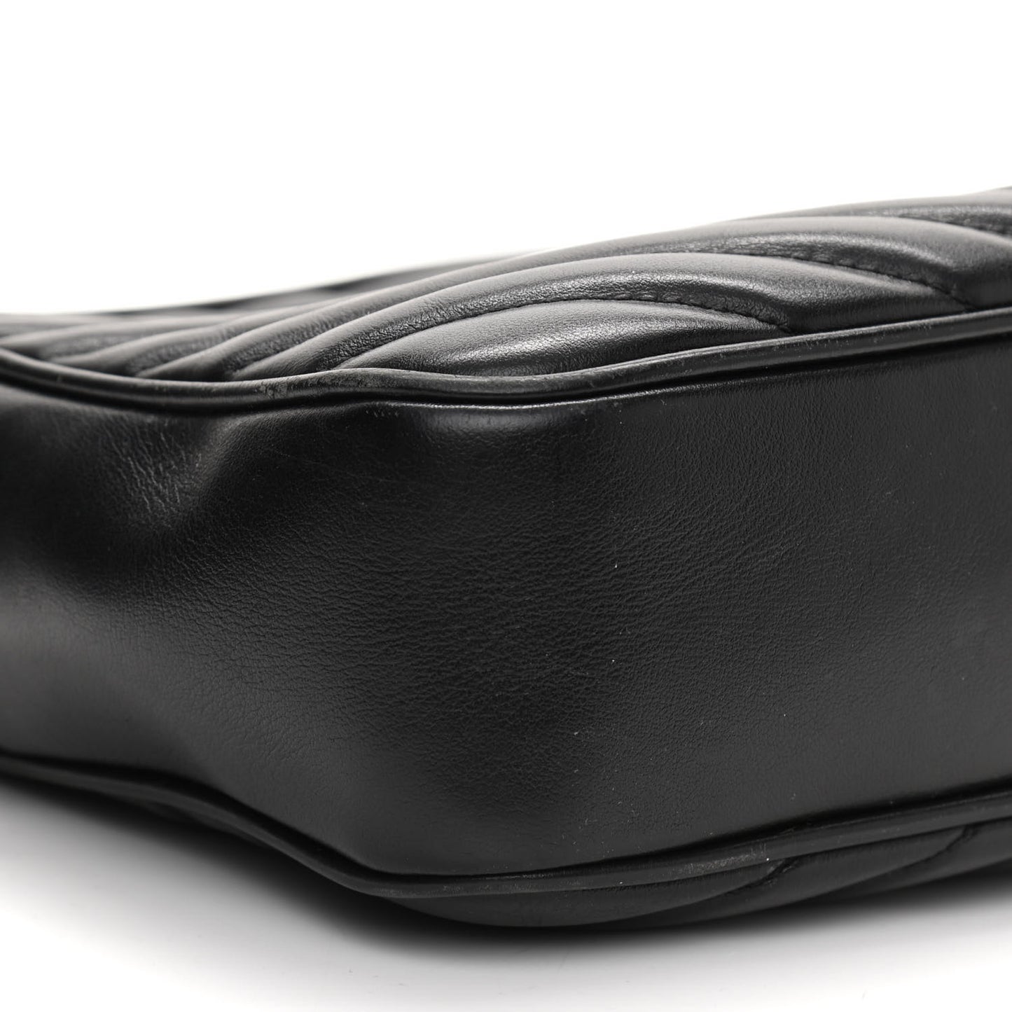 Calfskin Matelasse Monogram Lou Camera Bag Black