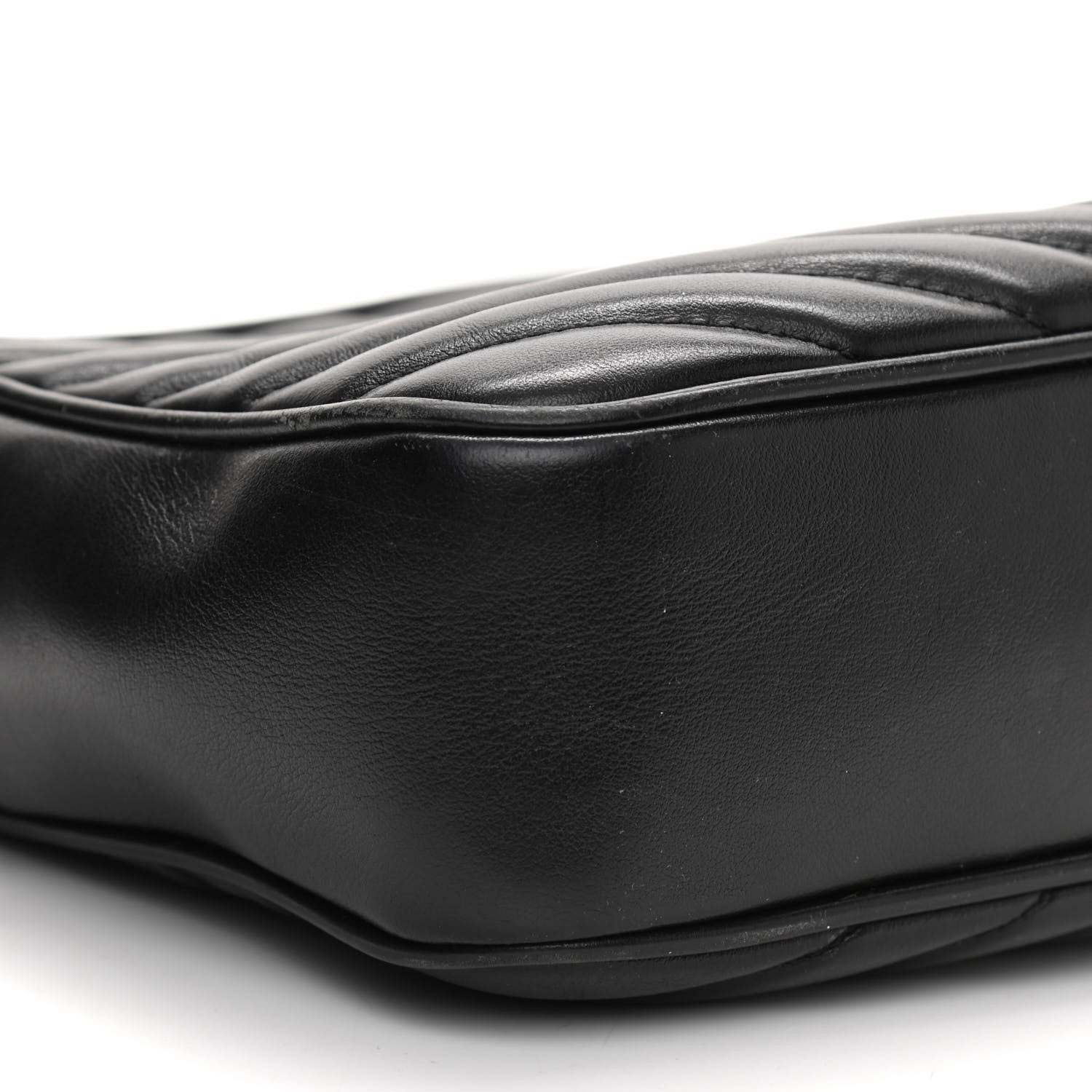 Saint Laurent Calfskin Matelasse Monogram Lou Camera Bag Black 9 of 19