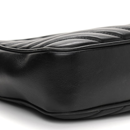 Saint Laurent Calfskin Matelasse Monogram Lou Camera Bag Black 9 of 19