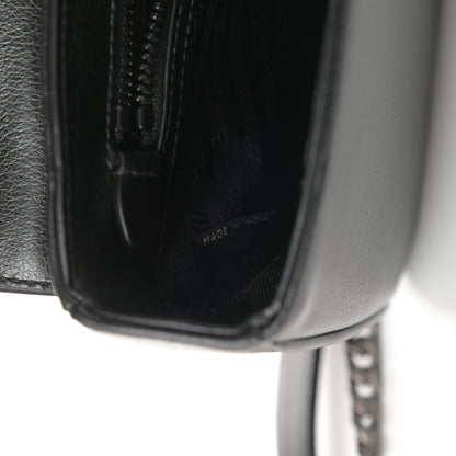 Prada Glace Calfskin Studded Crossbody Black 7 of 11