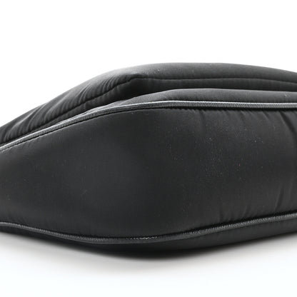 Prada Re-Nylon Saffiano Double Pouch Shoulder Bag Black 9 of 10