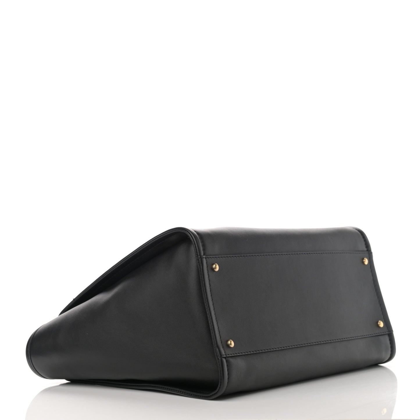 Calfskin Medium Deauville Tote Black Multicolor