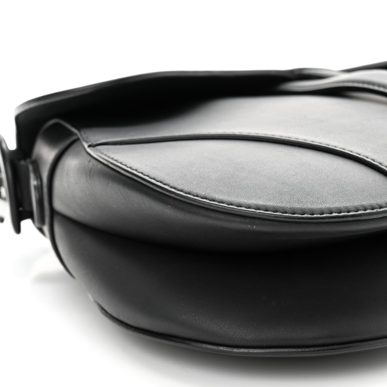 Christian Dior Ultra Matte Calfskin Saddle Bag Black 8 of 10