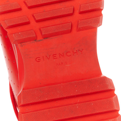 Givenchy Calfskin Spectre Low Runners Sneakers 41 Red Black 7 of 9