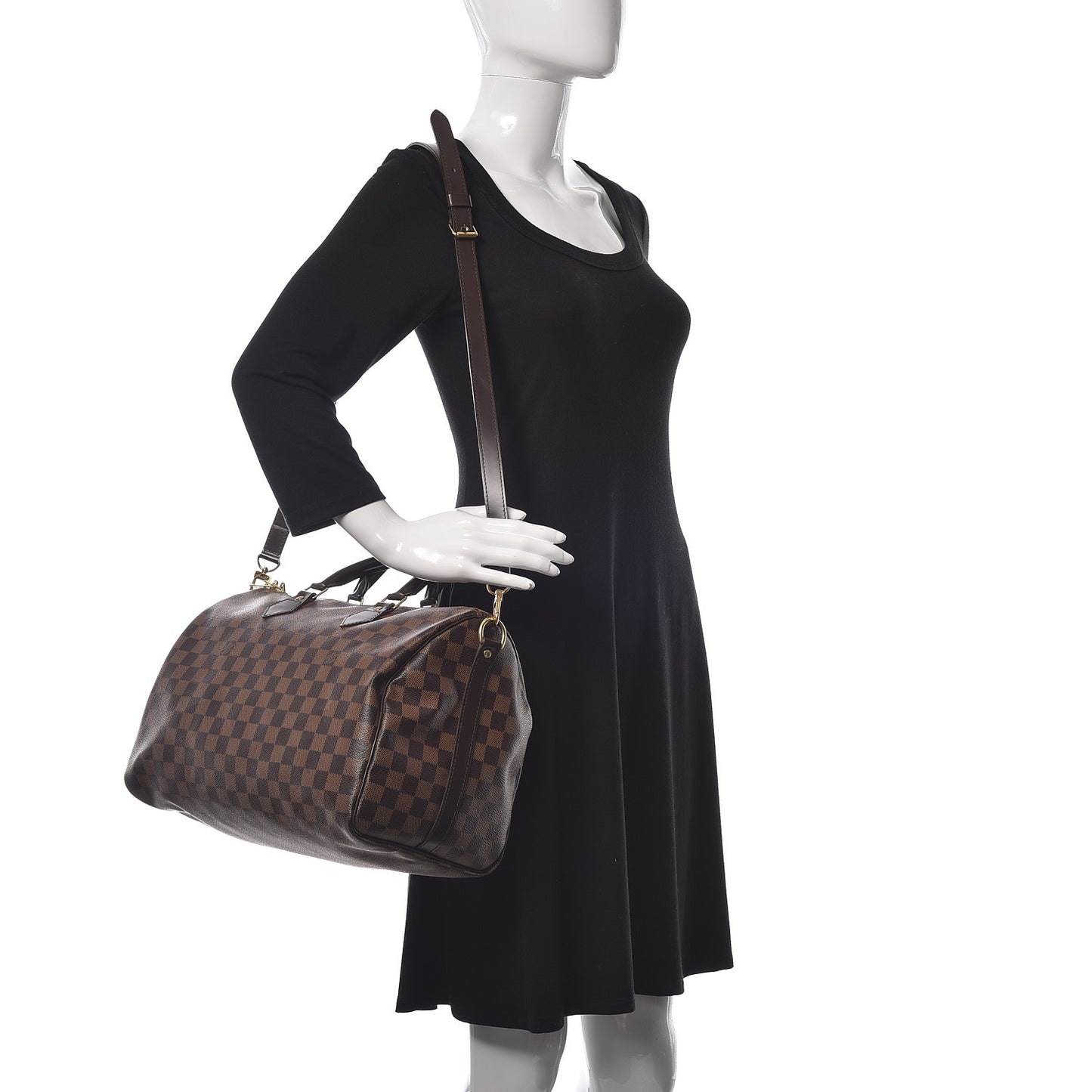 Damier Ebene Speedy Bandouliere 35