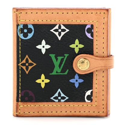 Louis Vuitton Monogram Multicolor 4 Photo Frame Wallet Black 1 of 10