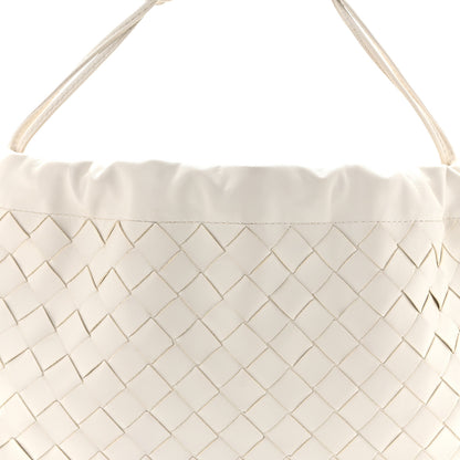 Bottega Veneta Calfskin Intrecciato Medium Dustbag Chalk 8 of 10